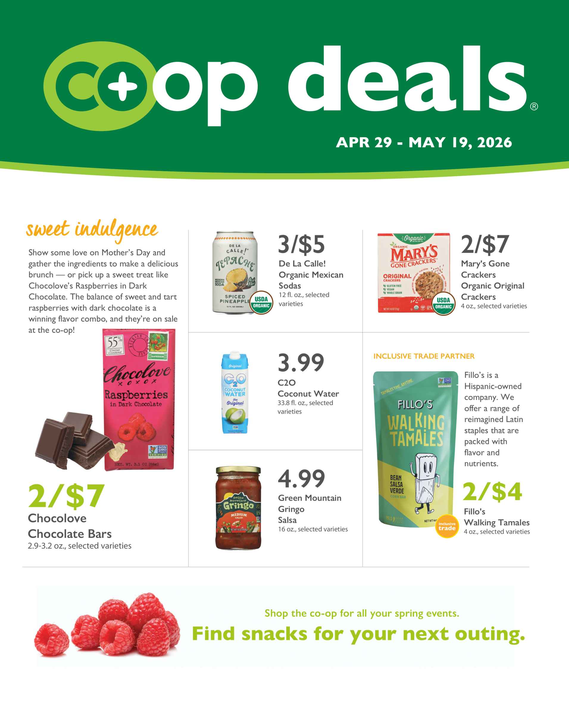 Current Specials