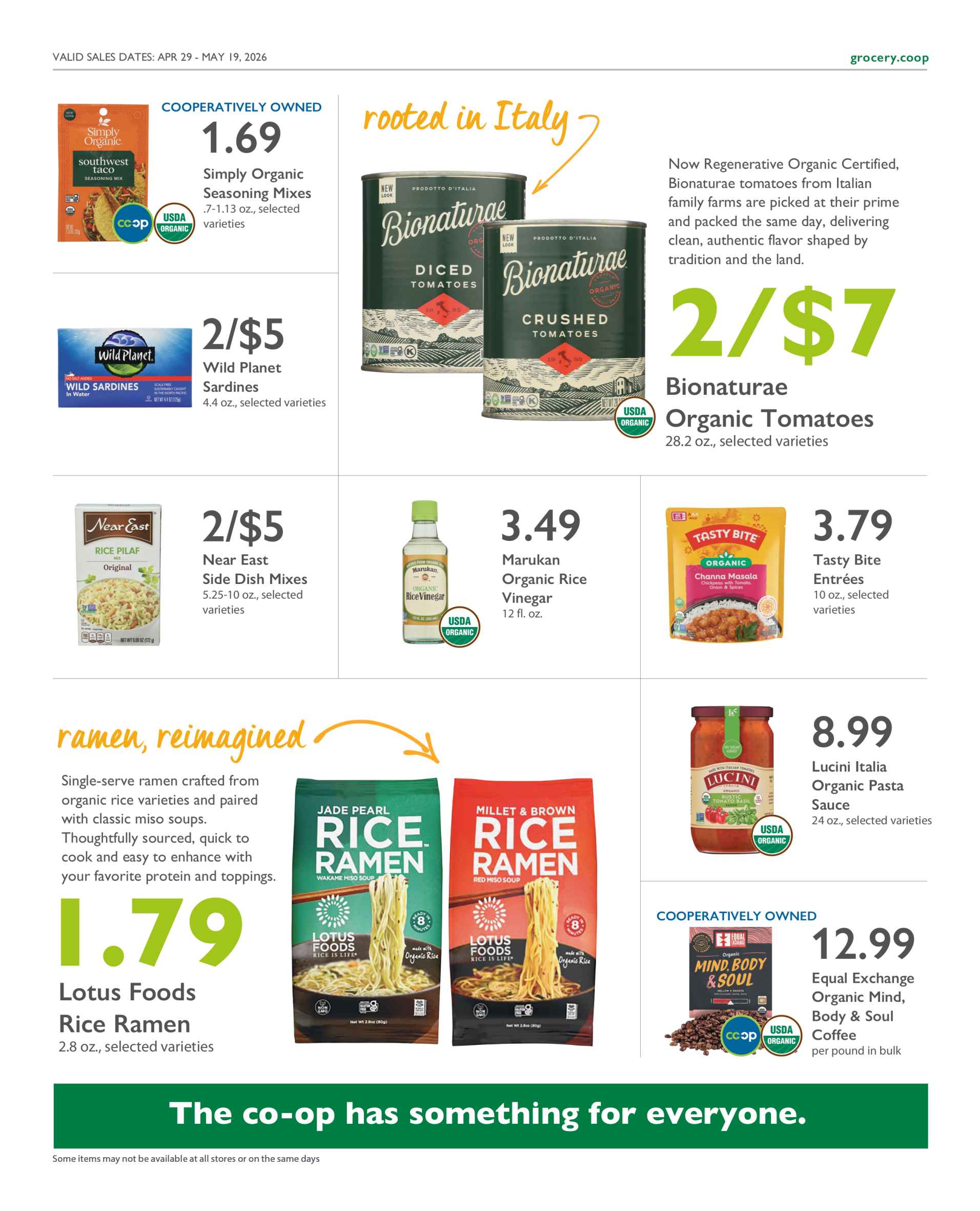 Current Specials