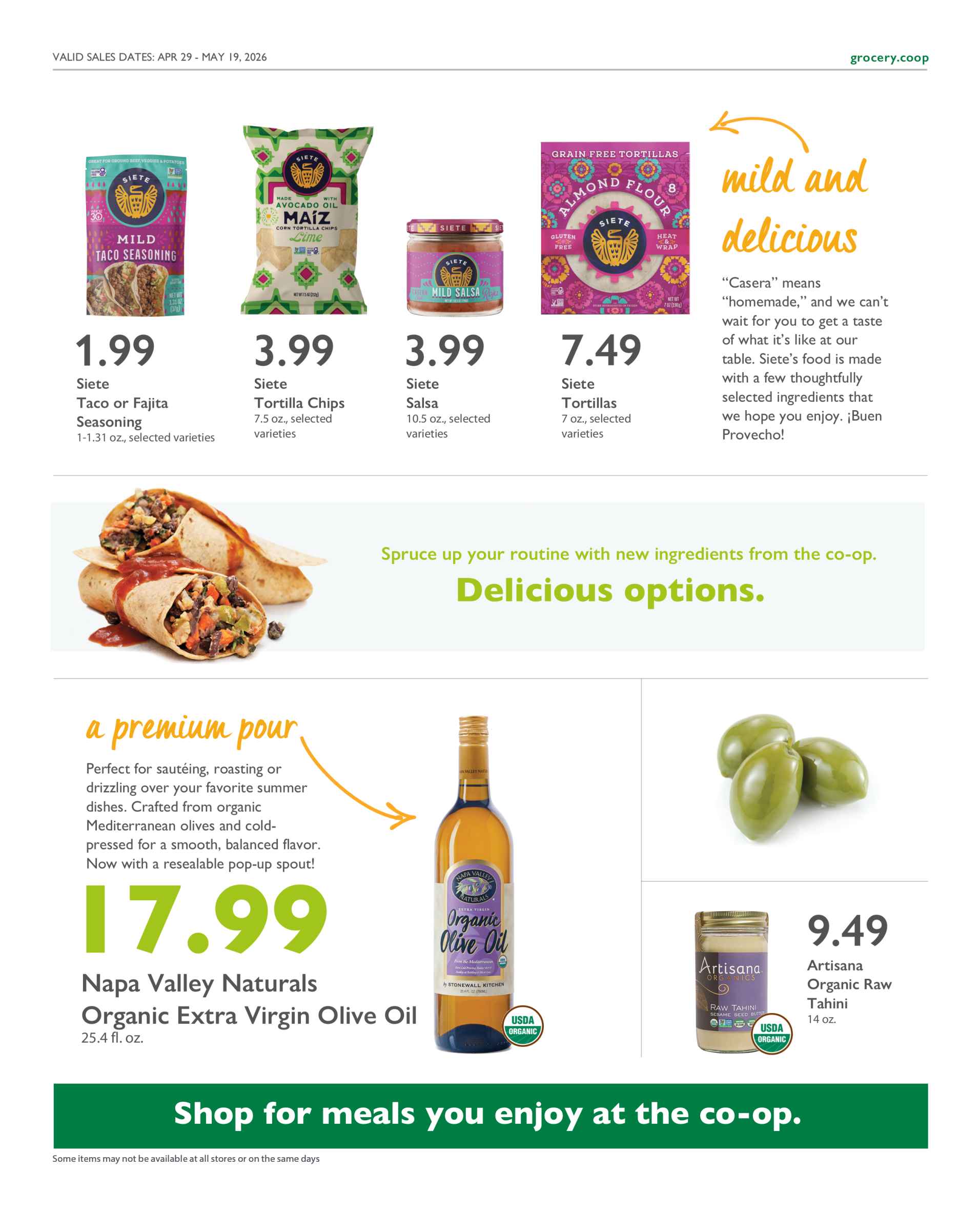 Current Specials