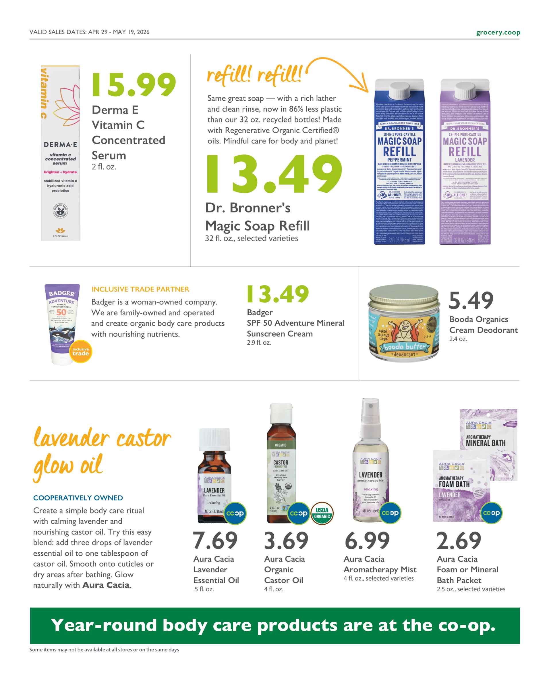 Current Specials
