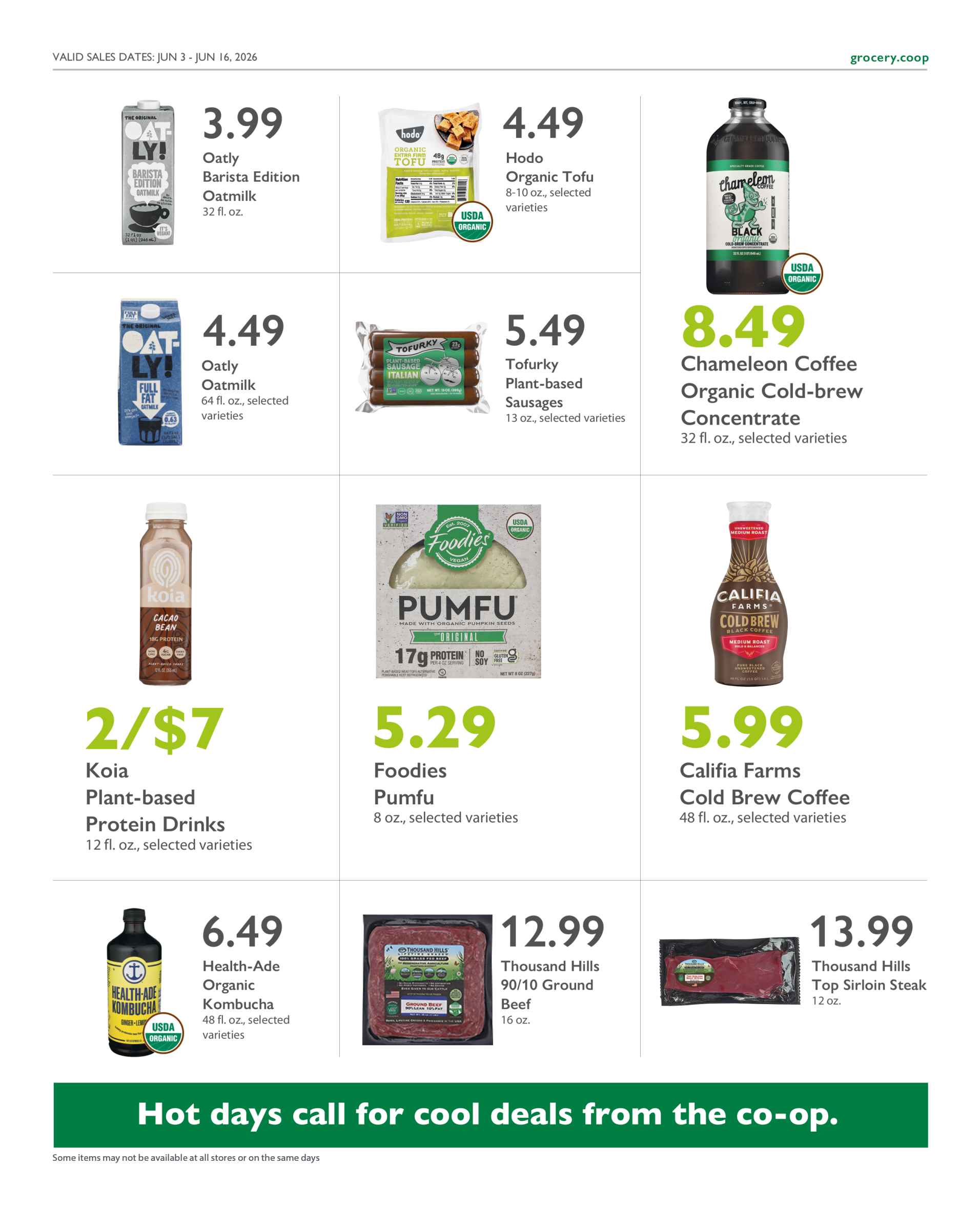 Current Specials