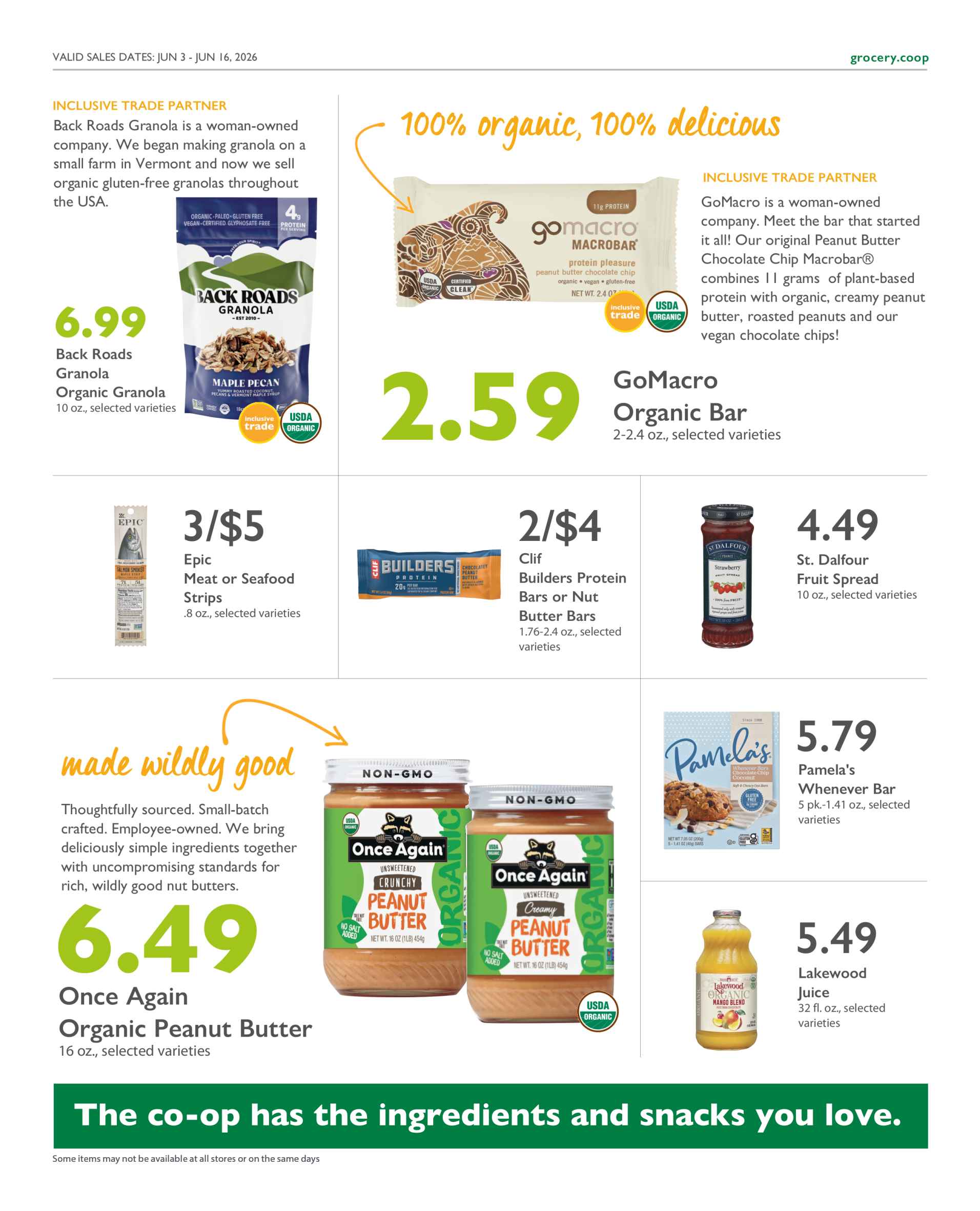 Current Specials
