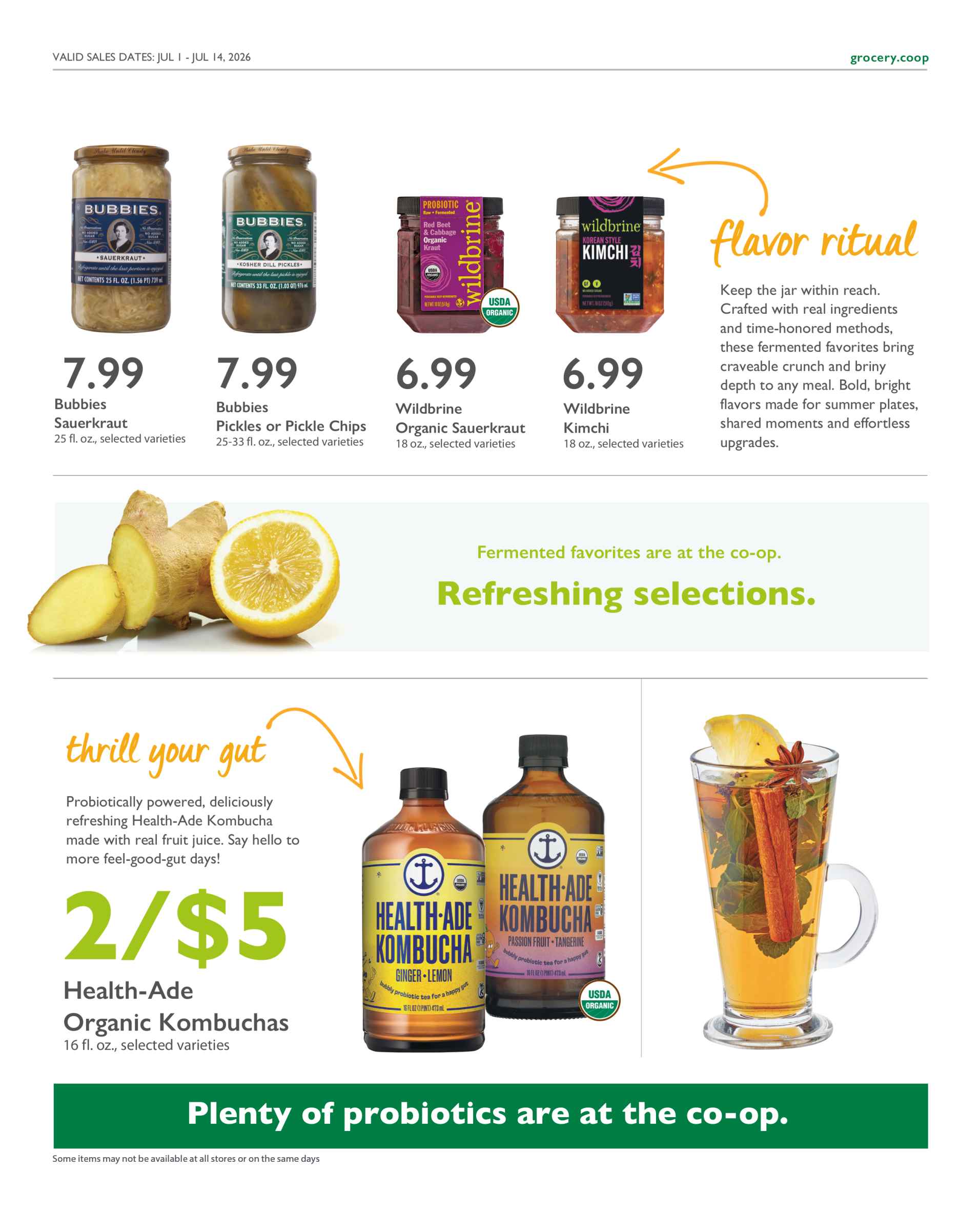 Current Specials