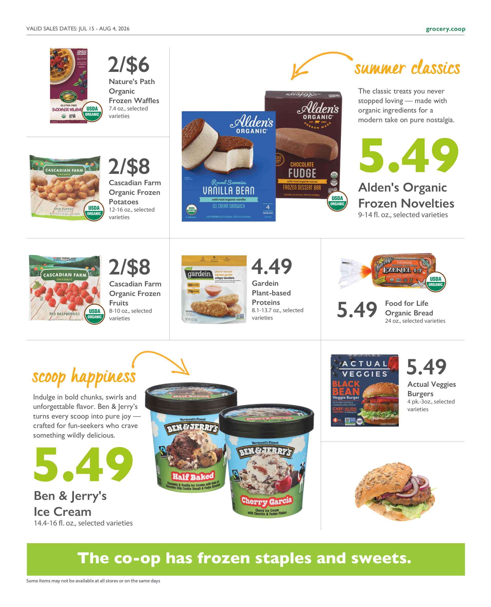 Current Specials