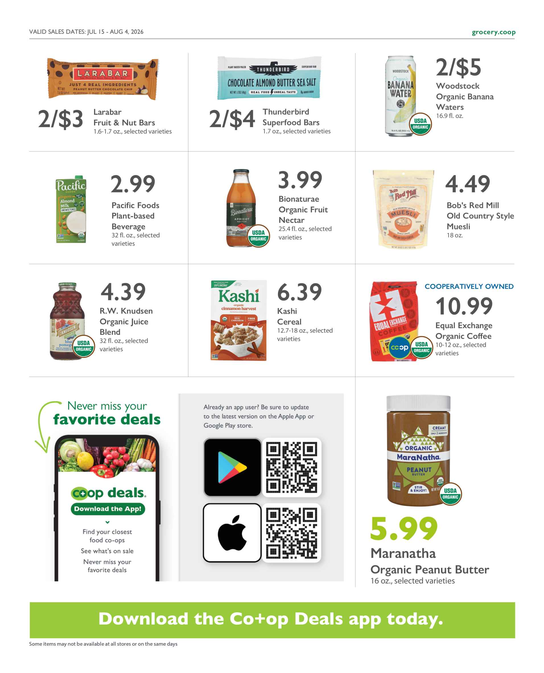 Current Specials