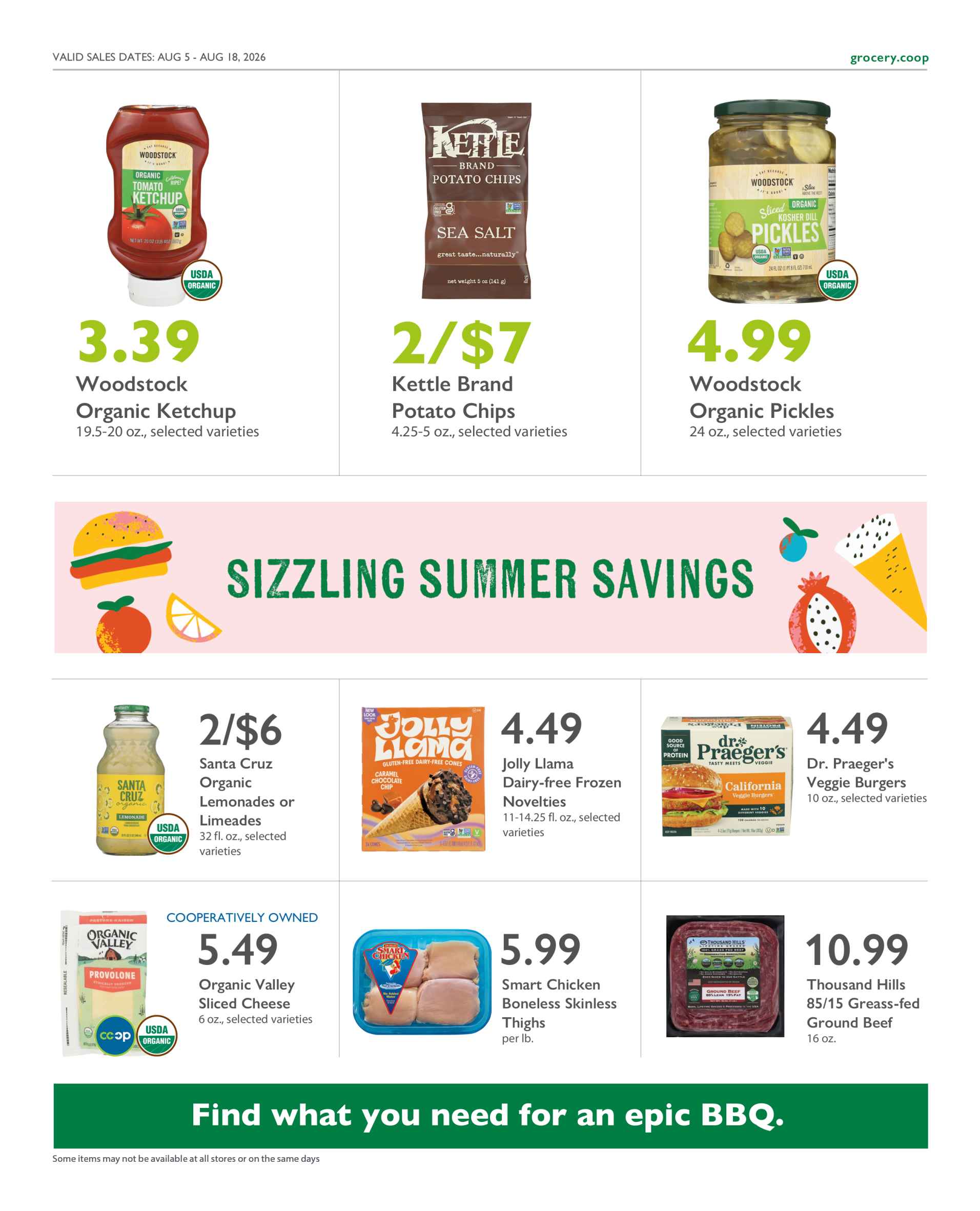 Current Specials