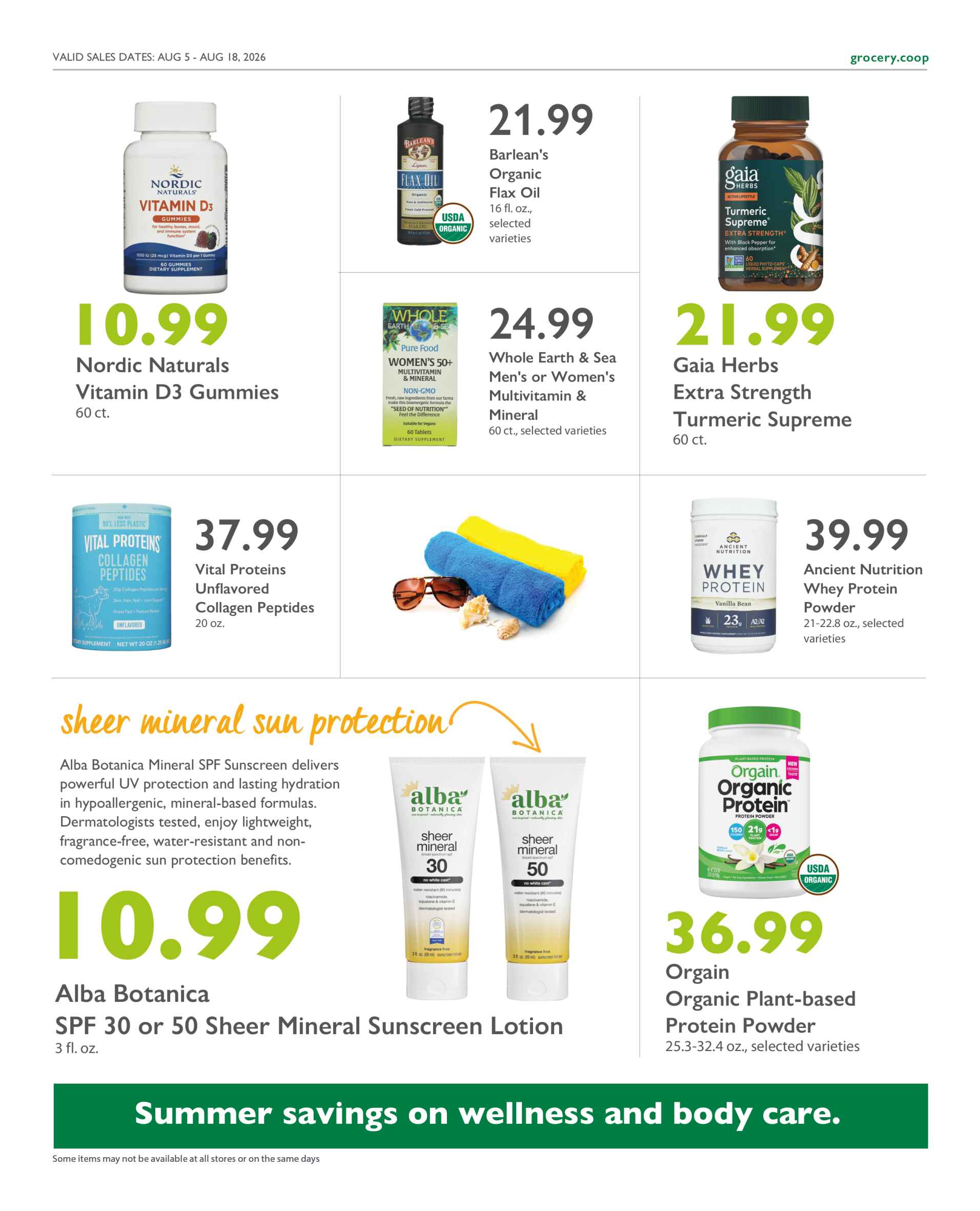 Current Specials