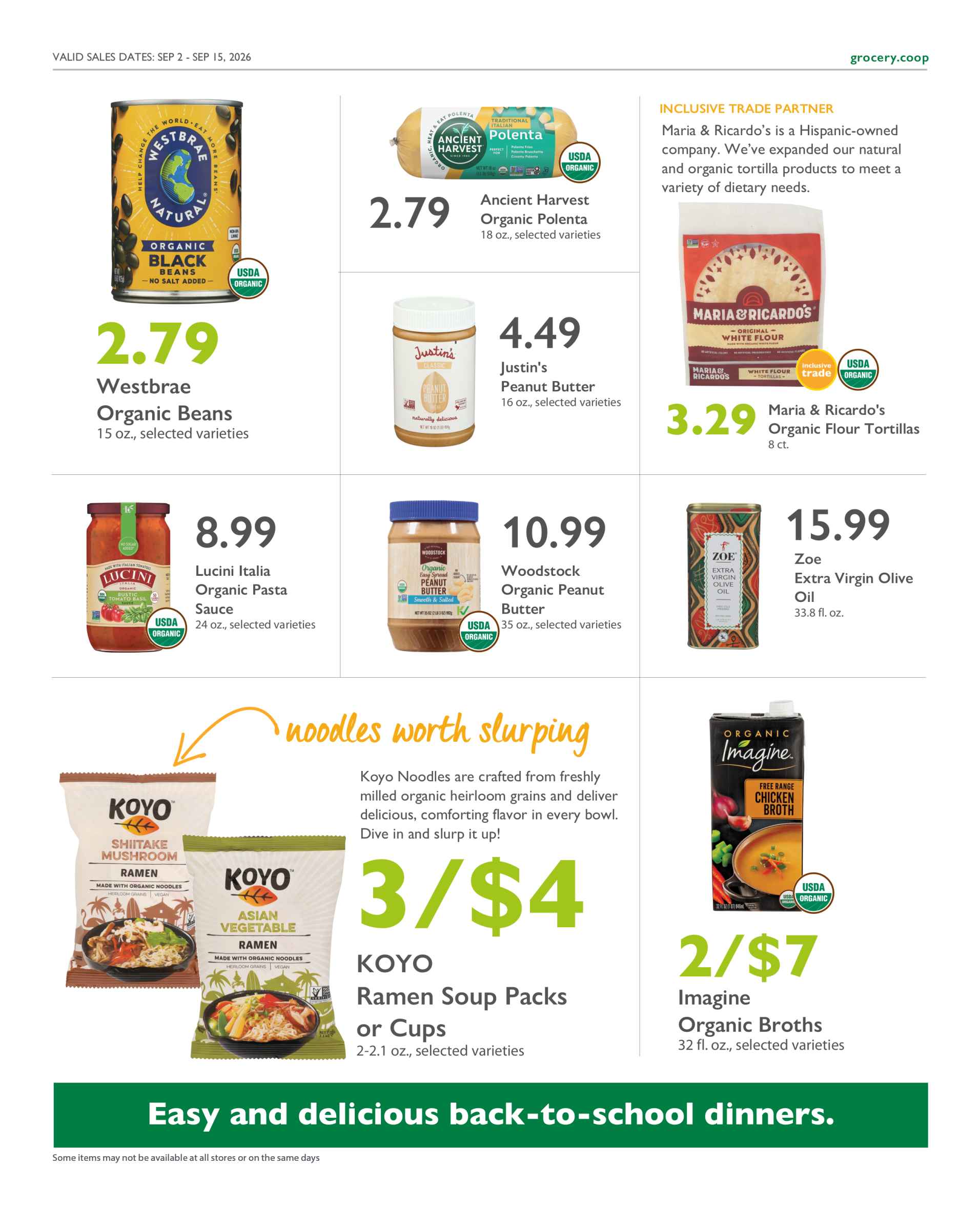 Current Specials