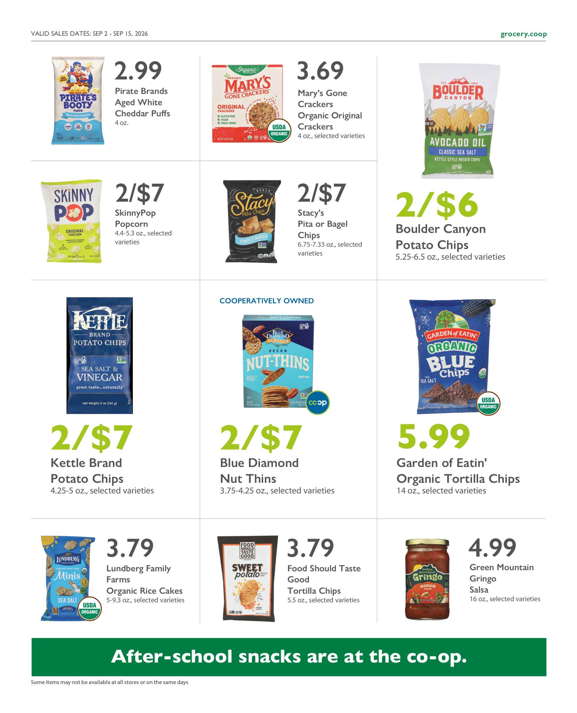 Current Specials