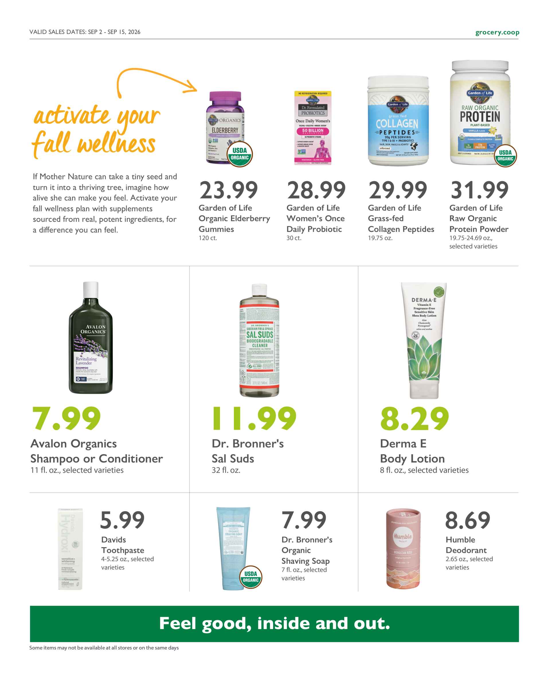 Current Specials