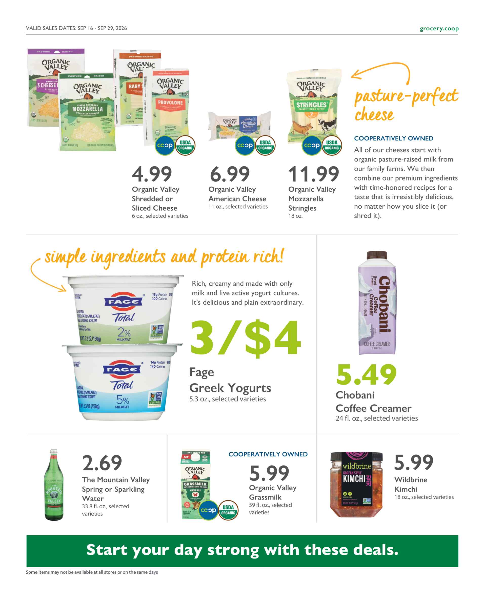 Current Specials
