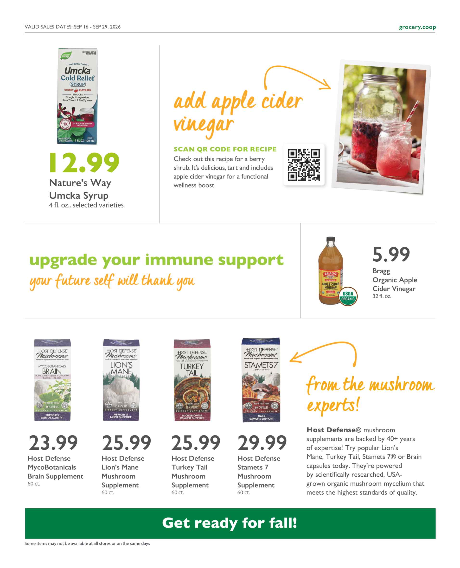 Current Specials