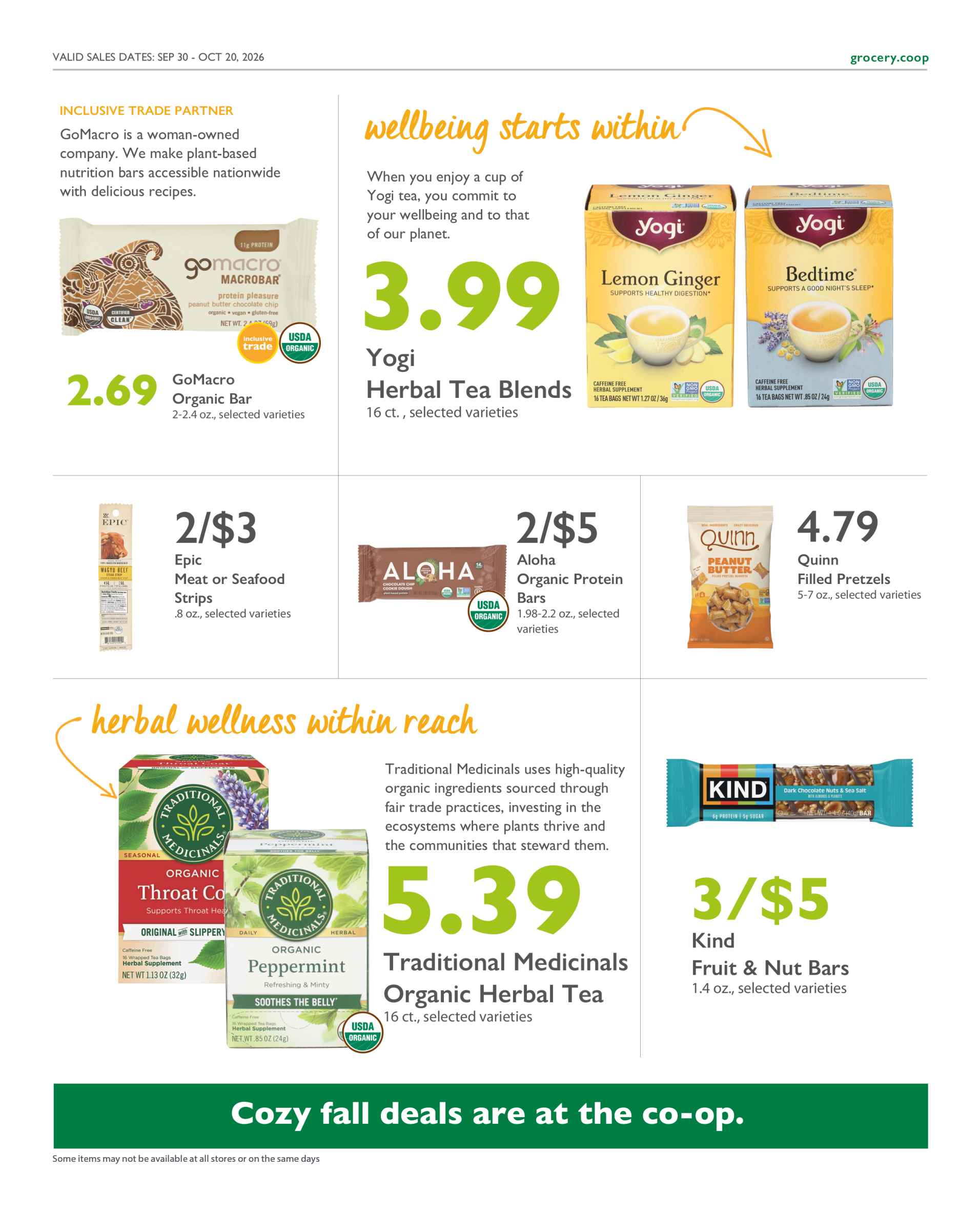 Current Specials
