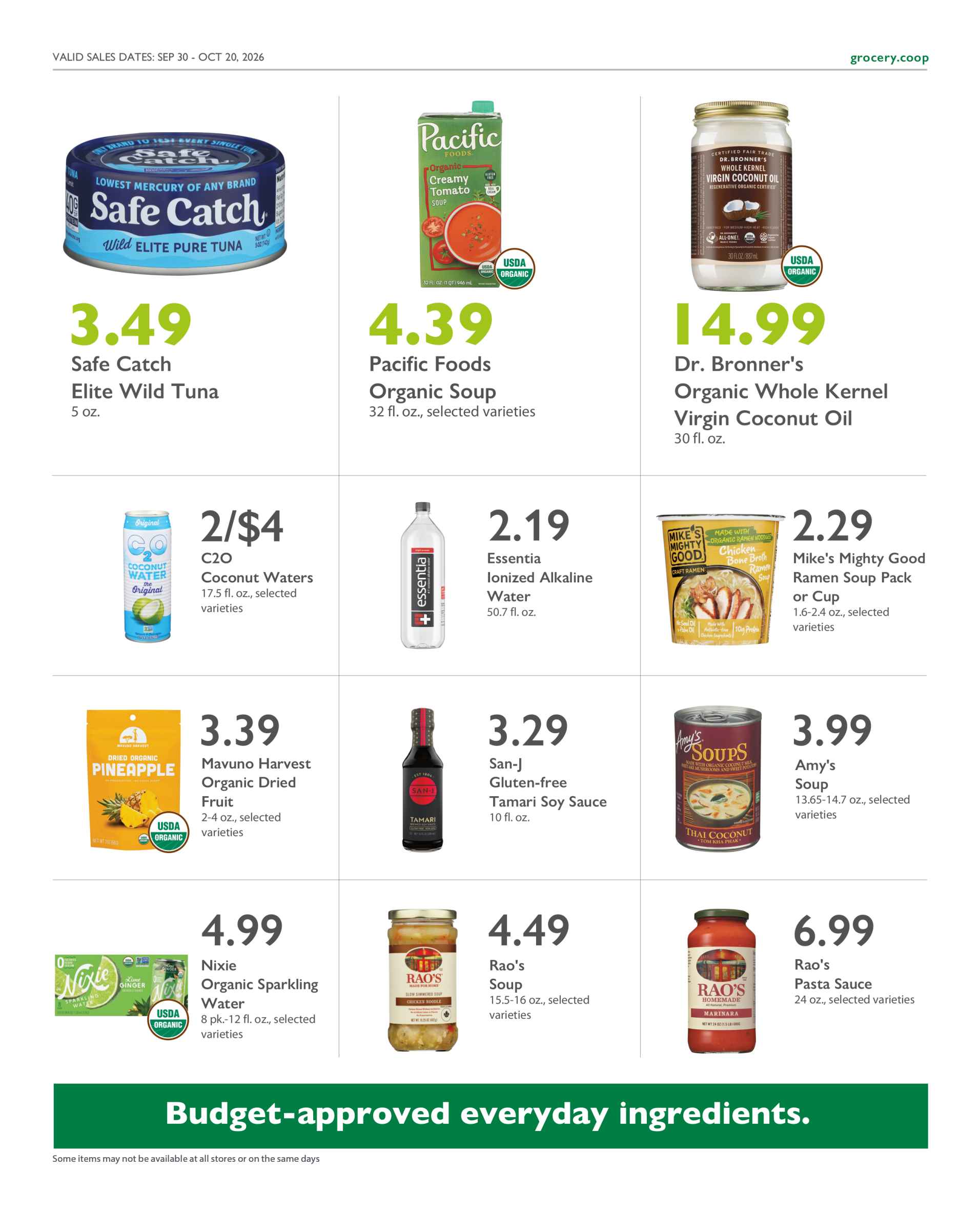 Current Specials
