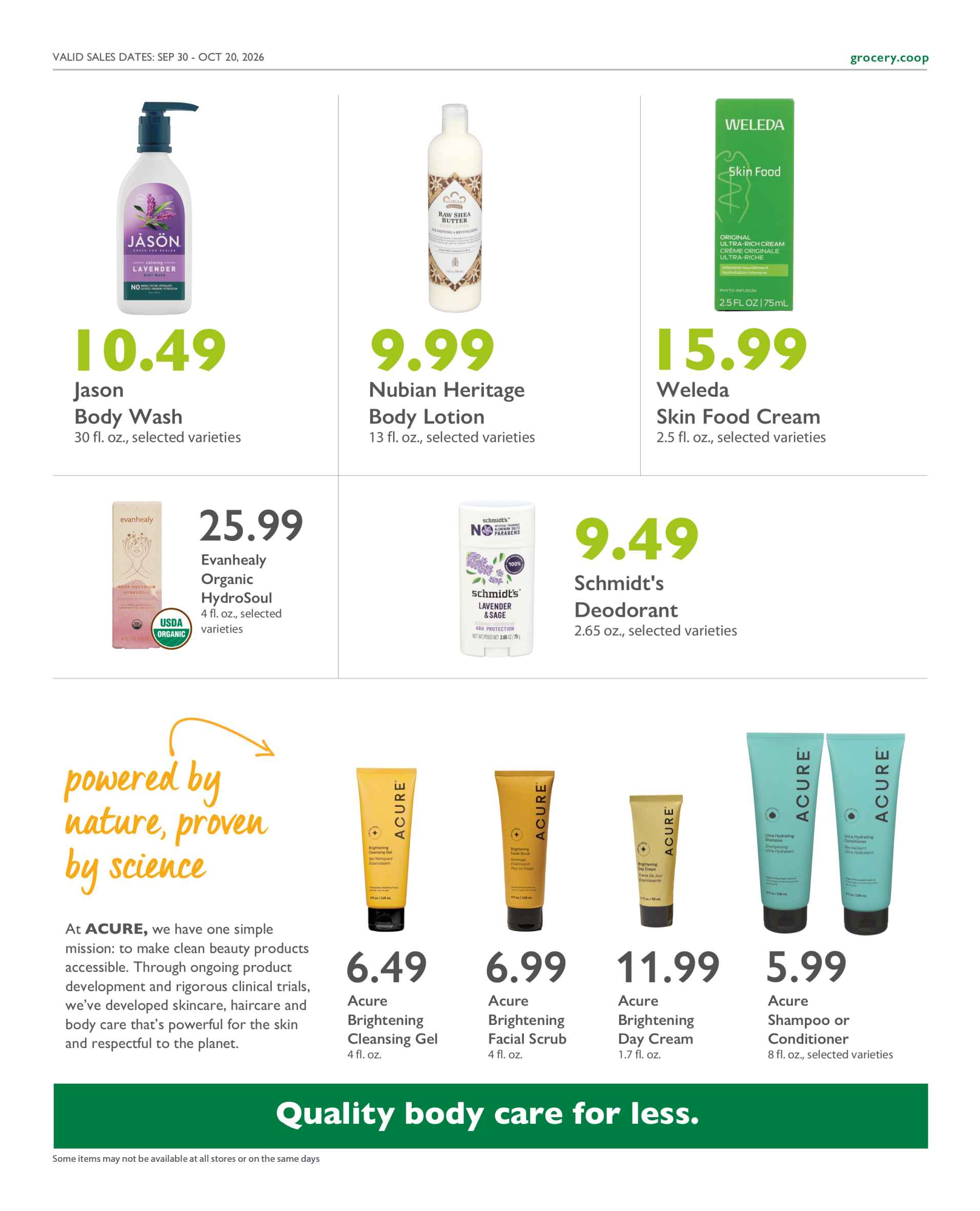 Current Specials