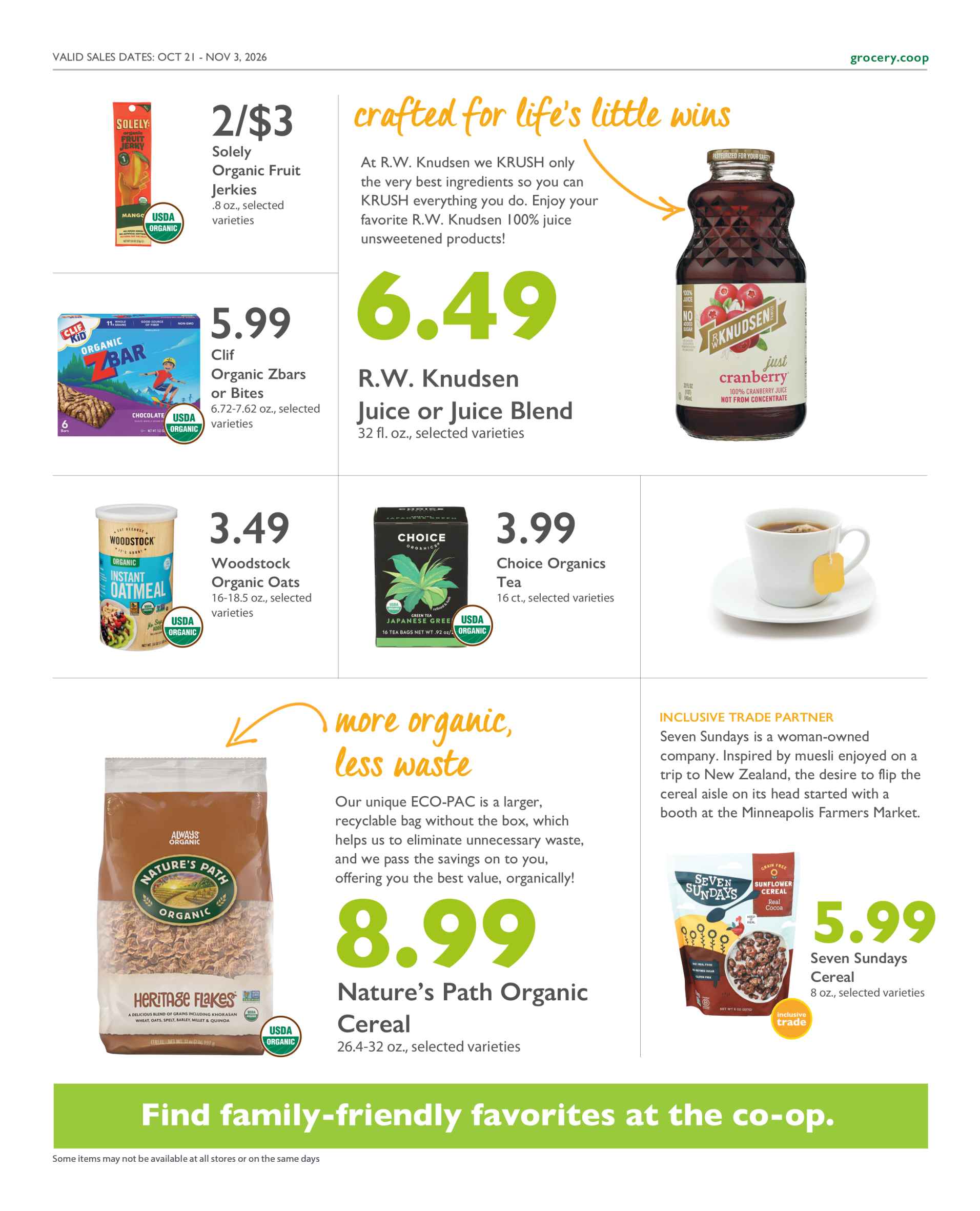 Current Specials