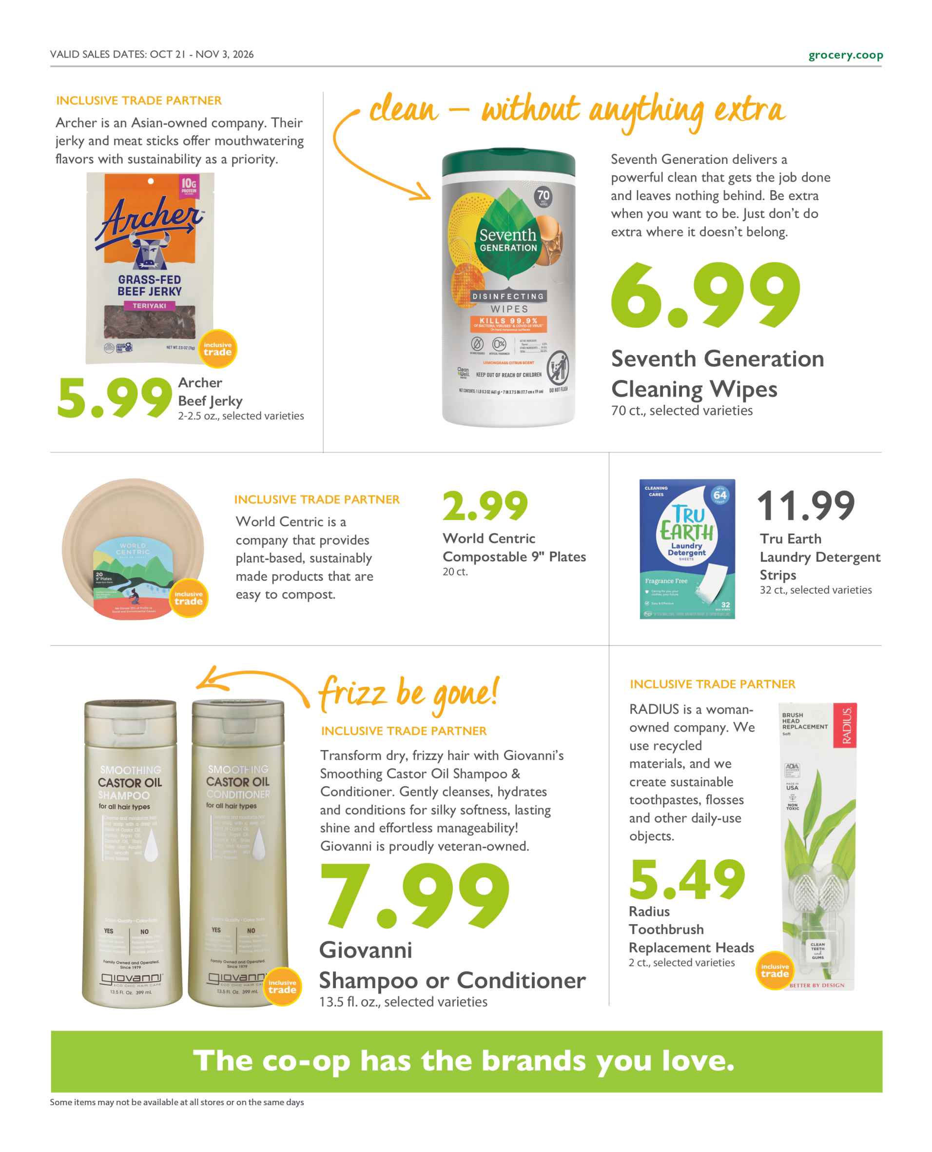 Current Specials